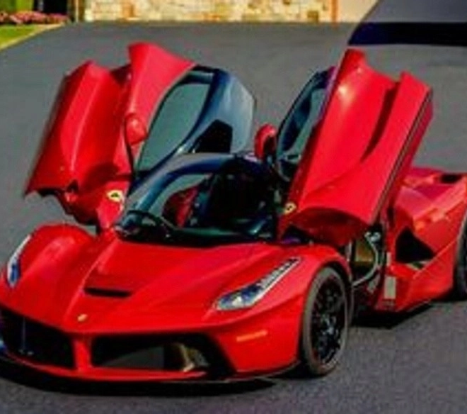 Diamantmosaik – rotes Auto