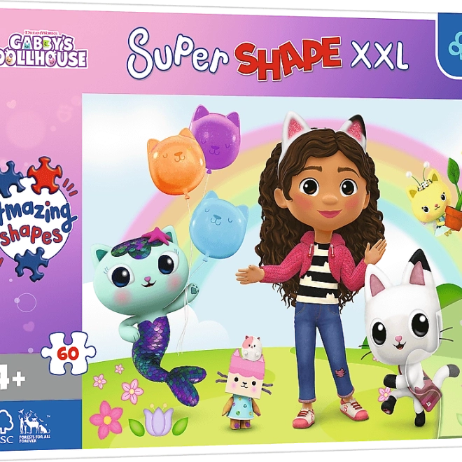 Puzzle XXL mit fröhlichen Freunden von Gabi - Gabis Katzenhaus