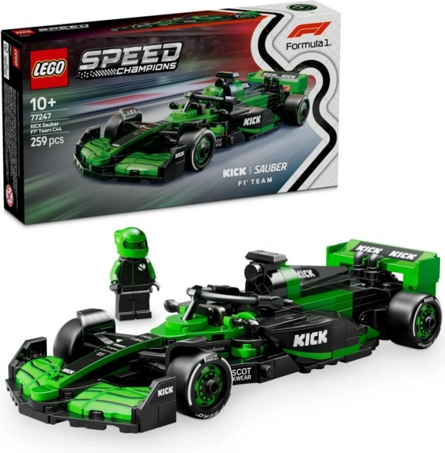 LEGO Speed Champions KICK Sauber F1 Team C44 Rennwagen