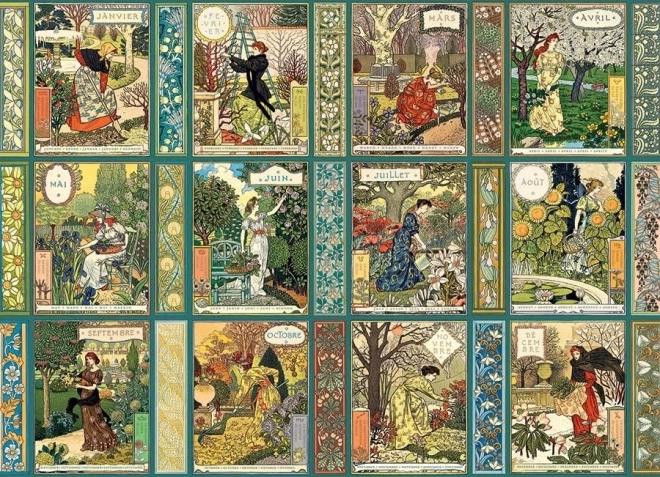Cobble Hill Puzzle Jardiniere: Gartenkalender 1000 Teile