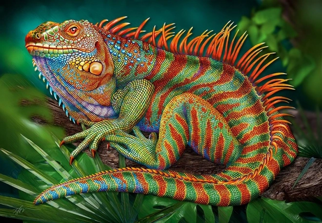 Cherry Pazzi Puzzle Unglaublicher Leguan 500 Teile