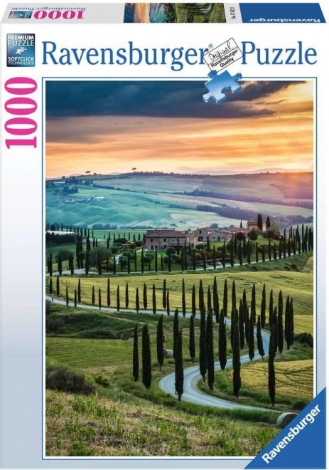 Puzzle RAVENSBURGER Val d'Orcia, Toskana – 1000 Teile