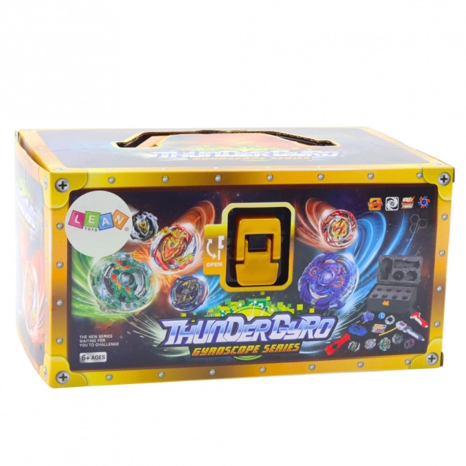 Wirbelnde Scheiben Spinner Spielset mit Abschussvorrichtungen 8 Stk