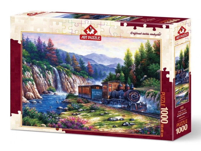 Puzzle Reise mit dem Zug 1000 Teile