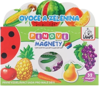 Schaumstoffmagnete Obst und Gemüse – Set für Kinder
