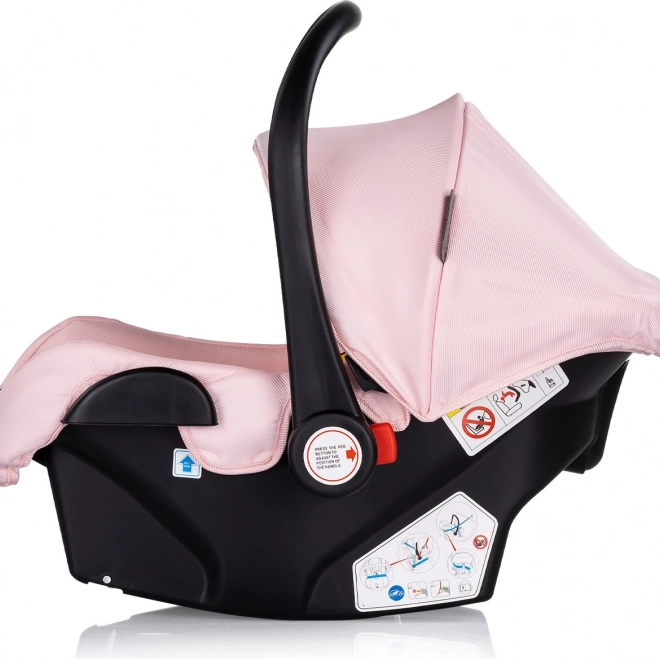 Chipolino Aura i-Size Kindersitz in Rosa Marshmallow