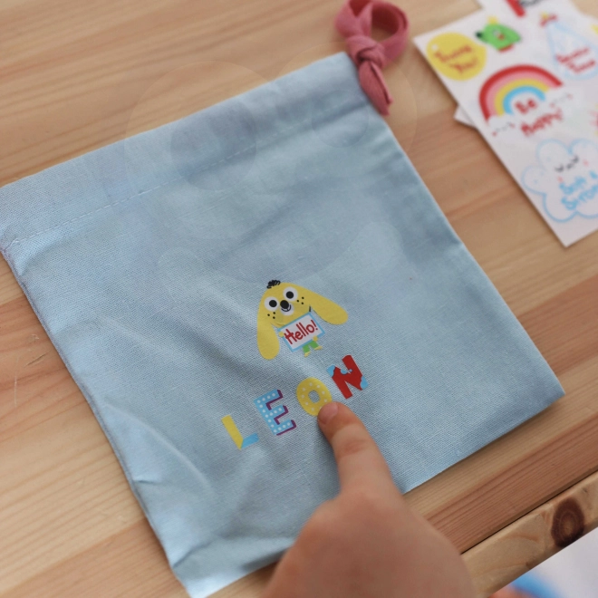 Woopie Kreativset Magische Tasche mit Aufklebern