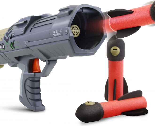 Raketenwerfer Huntsman Big Bullet mit 3 Darts