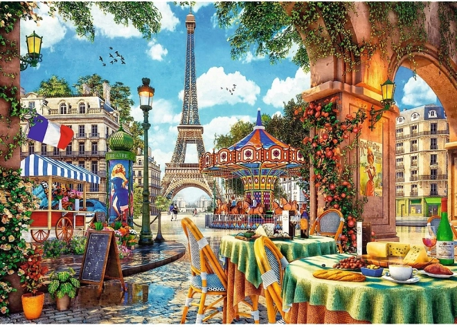 Romantisches Paris-Motiv