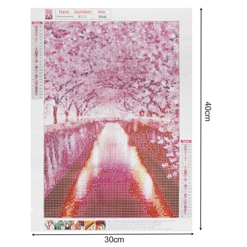 Romantisches Kirschblüten-Motiv im Format 30 × 40 cm