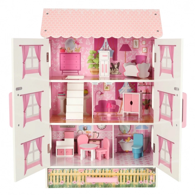 Drewniany Puppenhaus Lulilo rosa