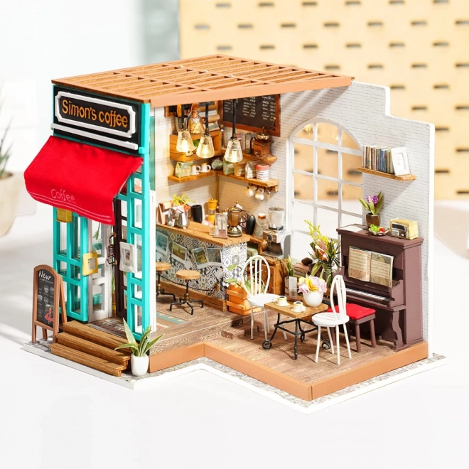 Robotime Miniatur Café Bausatz