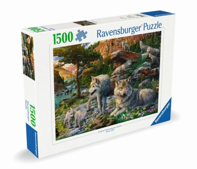 Ravensburger Puzzle Frühlingswölfe 1500 Teile