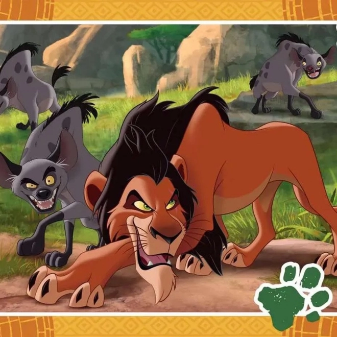 Ravensburger Puzzle Disney: Der König der Löwen 4×42 Teile