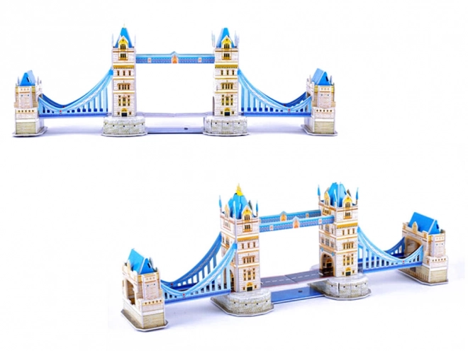 3D Puzzle Tower Bridge Modell