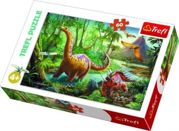 Puzzlespiel Dinosaurier Wanderungen