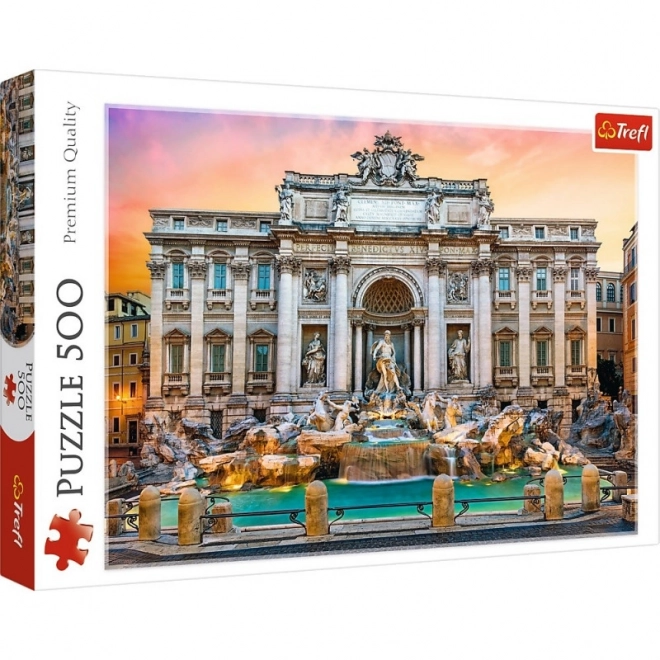 Trefl Puzzle Trevi-Brunnen, Italien 500 Teile