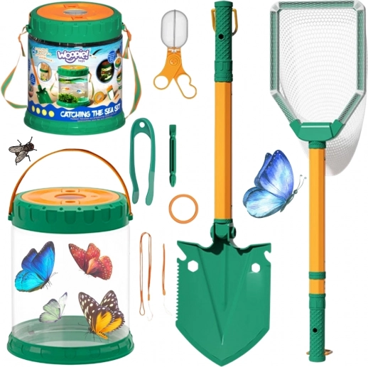 Woopie Set für den Kleinen Naturforscher Insekten- und Schmetterlingsnetz, Fischbehälter
