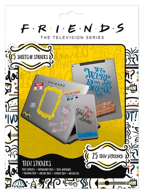 Vinylaufkleber Set Freunde Serie