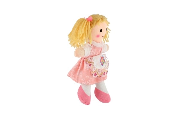 Kuschelweiche Stoffpuppe 20x13 cm in 4 Farben