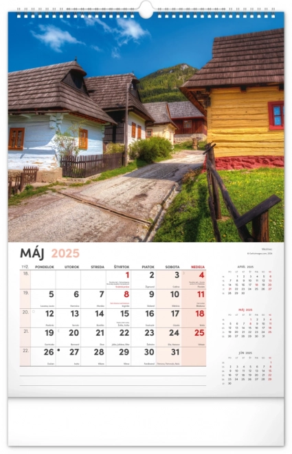 Wandkalender Unser Slowakei 2025