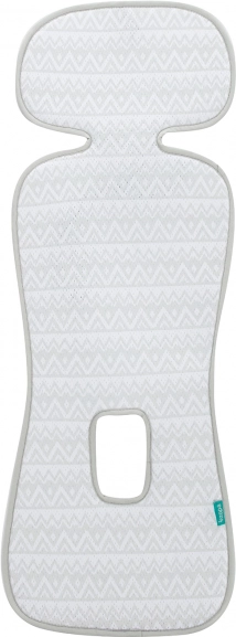 Atmungsaktive Sitzauflage für Kindersitz Breeze Gr. 1, Maory Grey