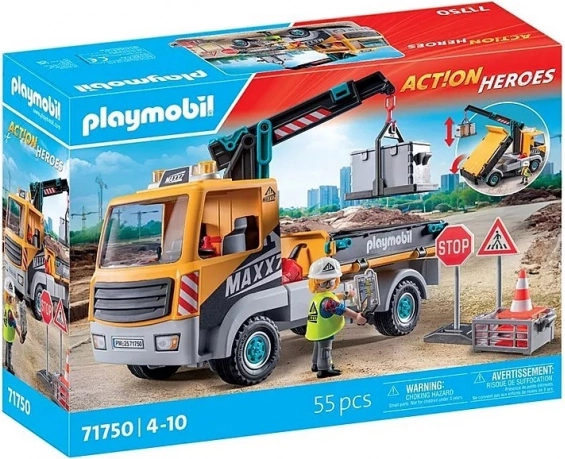 Playmobil Bau-LKW mit Kran