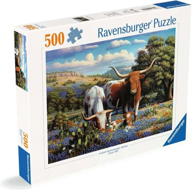 Ravensburger Puzzle Tiere auf der Wiese 500 Teile