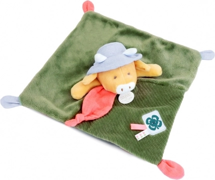 Doudou Geschenkset Plüsch-Kuscheltuch Kuh Aneth 27 cm