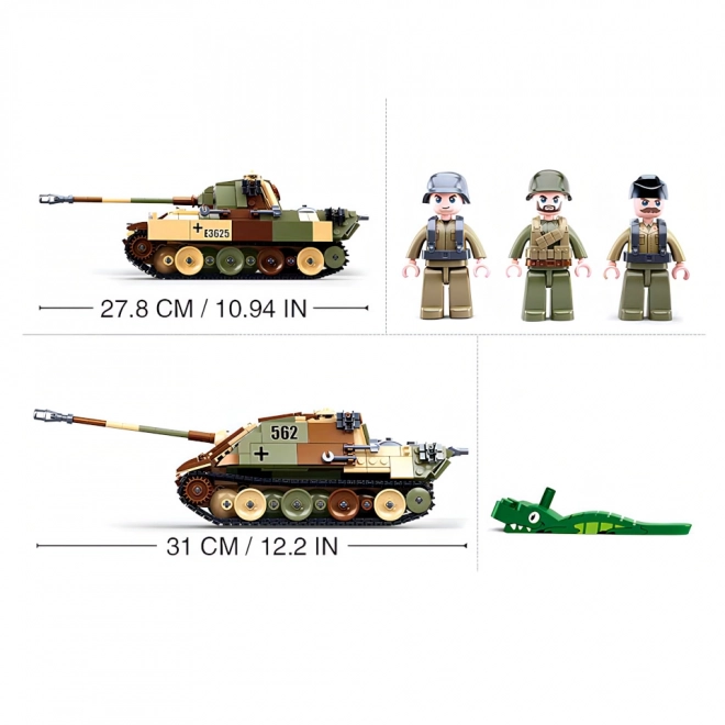 Sluban Armee Tarnpanzer Mittel 2-in-1 Set