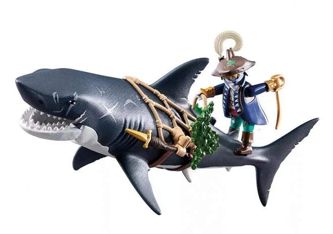 Playmobil Riesiger Hai mit Piraten-Figurenset