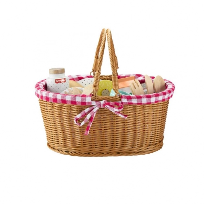 Picknickkorb mit hölzernen Leckereien Fisher-Price