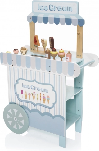 Hölzerner fahrbarer Eiscremestand für Kinder