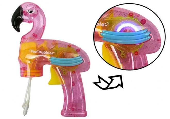 Flamingo Seifenblasenpistole rosa