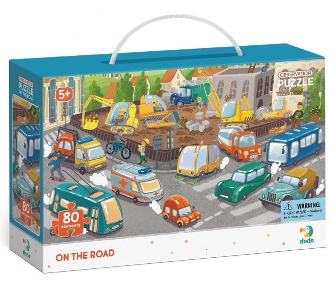 DODO Puzzle Auf der Straße 80 Teile