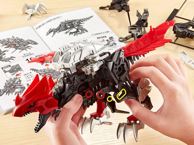 Bewegliches Dinosauriermodell Raptor