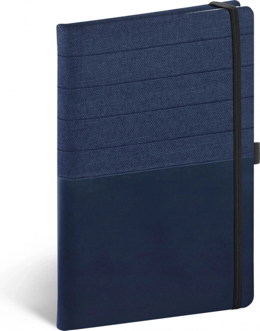 Gestreiftes Notizbuch NOTIQUE Skiver Blau-Blau