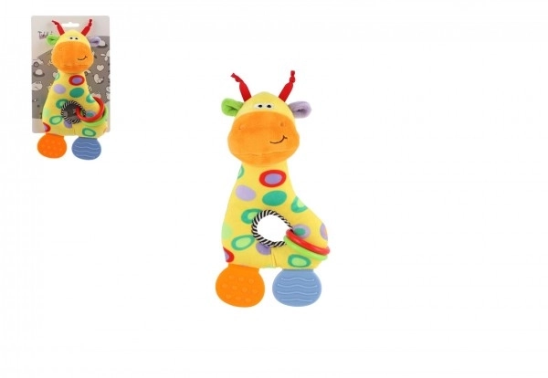 Plüsch-Giraffe mit Beißring