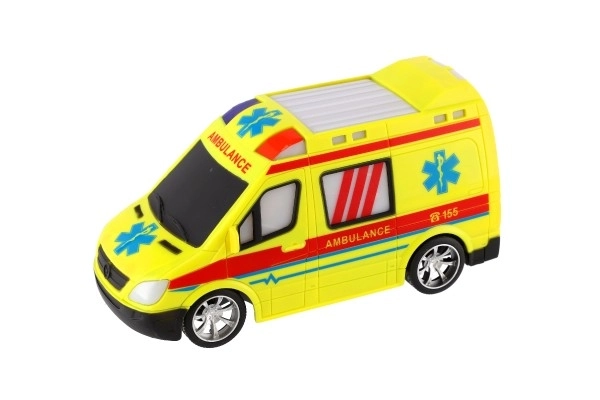 Fernbedienung RC Krankenwagen Kunststoff 20cm mit Licht