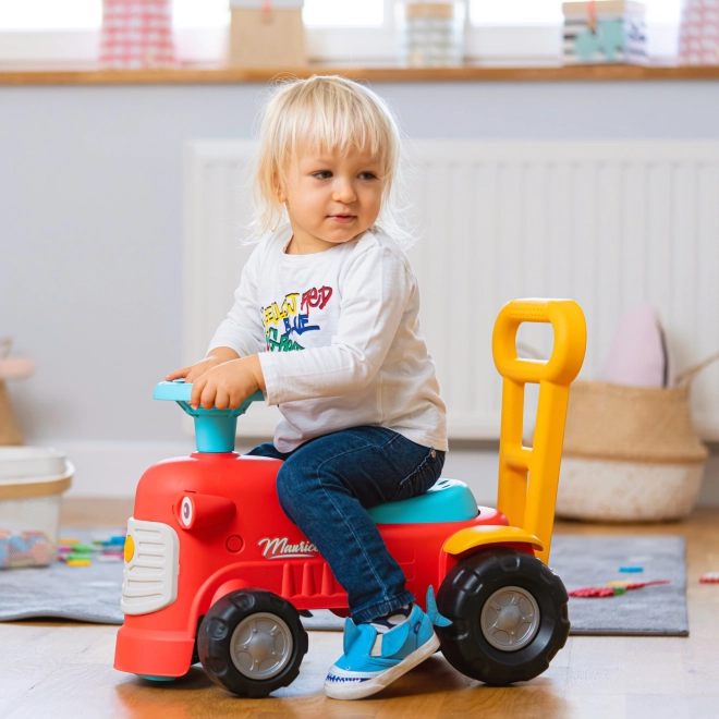 Roter Fahrtraktor Maurice für Kinder