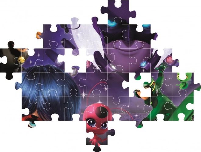 Puzzle Miraculous Ladybug und Cat Noir 104 Teile