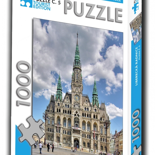 Puzzle 1000 Teile Liberec Rathaus Tourist Edition