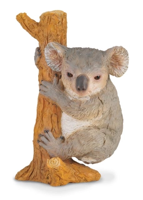 Koala auf Baum Figur