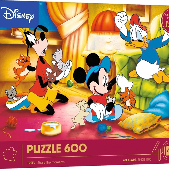 Trefl Puzzle Disney: Micky Maus und Freunde 600 Teile