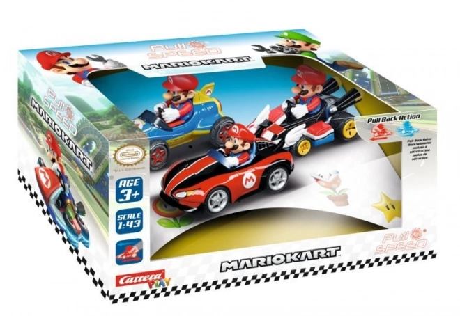 Mario Kart Fahrzeugset 3er-Pack Pull & Speed