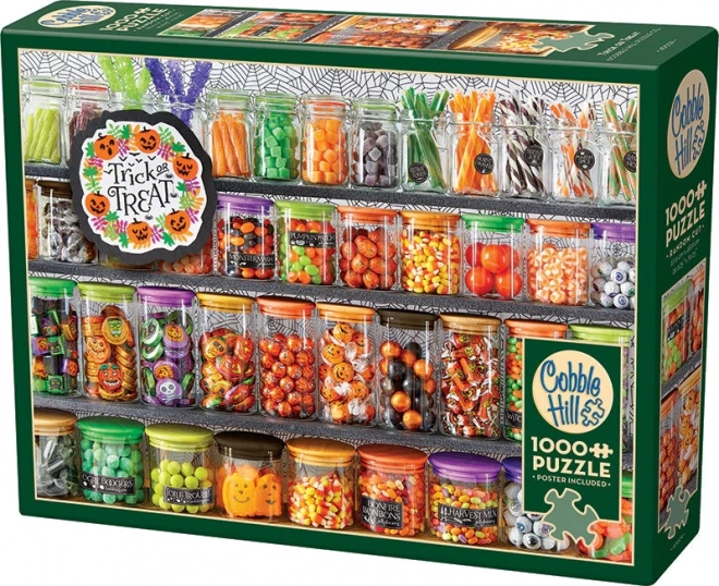 Puzzle Halloween: Süßes oder Saures 1000 Teile von COBBLE HILL