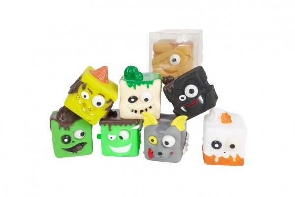 Stressabbau Monster Silikon Würfel 6x6x6cm