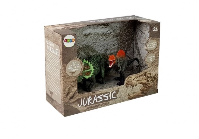 Dinosaurier Figuren Set Spinosaurus und Triceratops