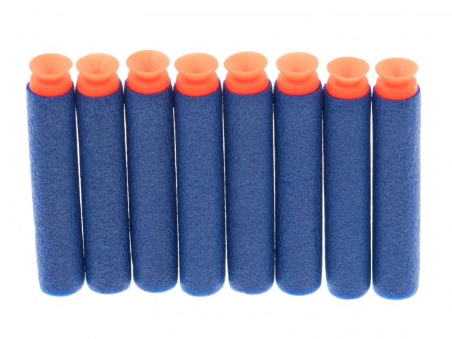 Schaumstoffmaschinenpistole NERF + Zielscheibe + 8 Pfeile