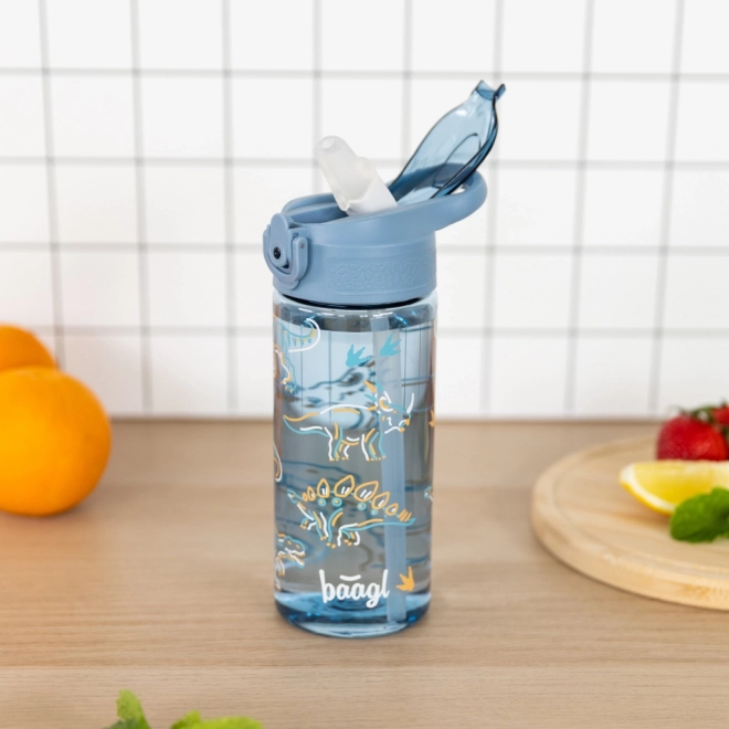 Tritan-Trinkflasche mit Dinosauriermotiv BAAGL 500 ml